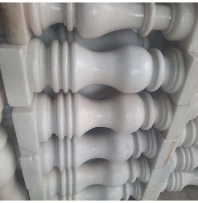 Đá hoa cương lan can màu trắng ms9 Đá hoa cương lan can màu trắng ms9