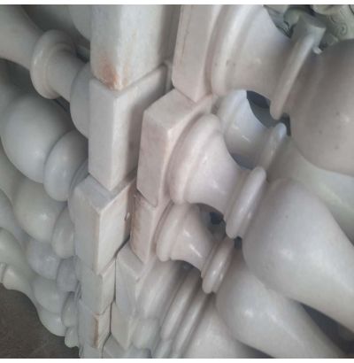 Đá hoa cương lan can màu trắng ms9 Đá hoa cương lan can màu trắng ms9