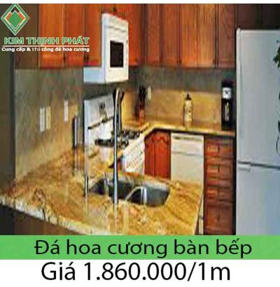 Đá hoa cương trắng vân mây ốp mặt bàn bếp KFS 3025 Đá hoa cương trắng vân mây ốp mặt bàn bếp KFS 3025