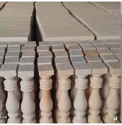 Lan can đá hoa cương vàng 001 Lan can đá hoa cương vàng 001