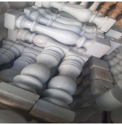 Lan can đá hoa cương vàng 001 Lan can đá hoa cương vàng 001