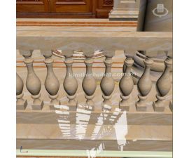 Lan can đá hoa cương vàng 002 Lan can đá hoa cương vàng 002